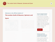 Tablet Screenshot of londonguildofweavers.org.uk
